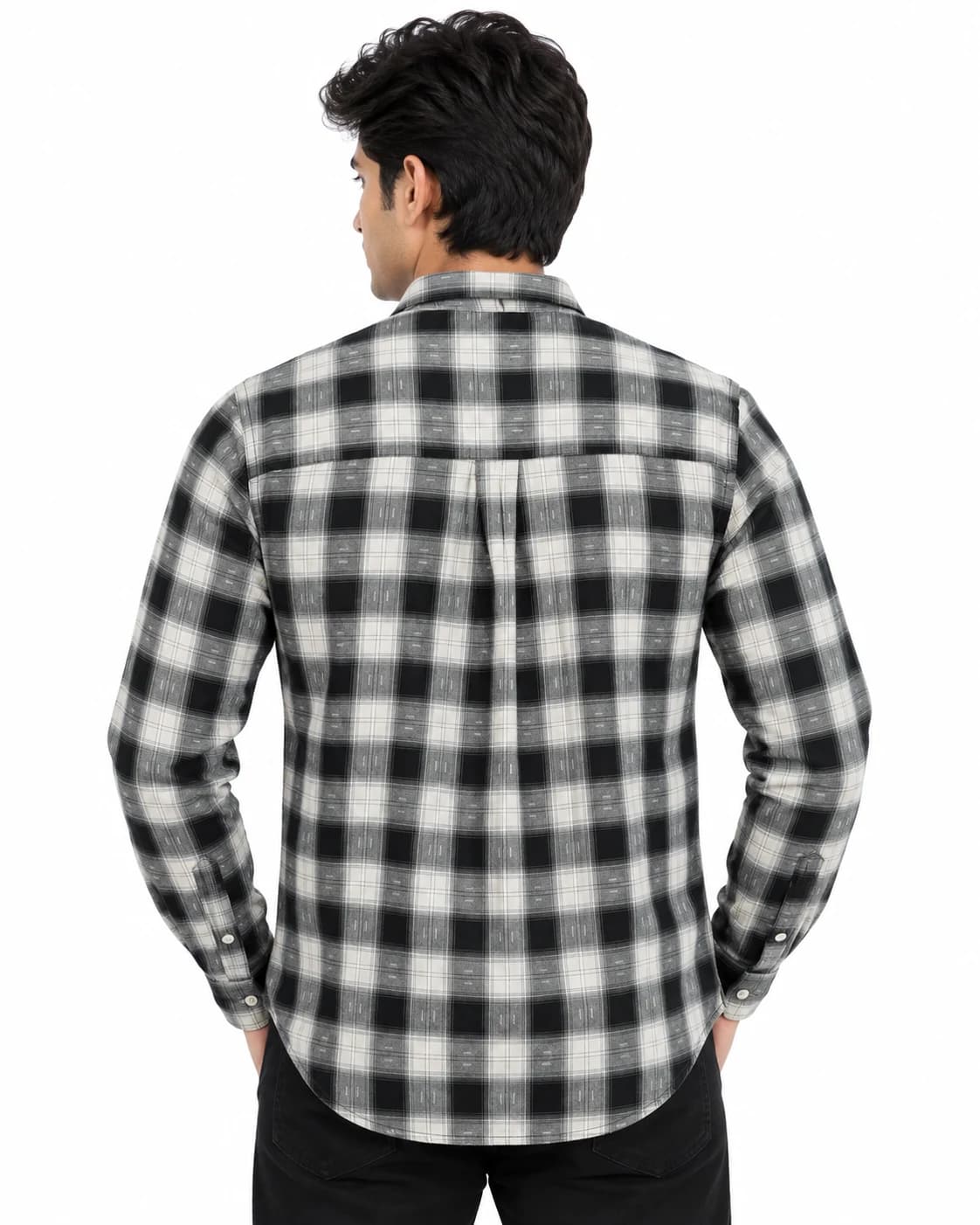 Imported Checks in Black