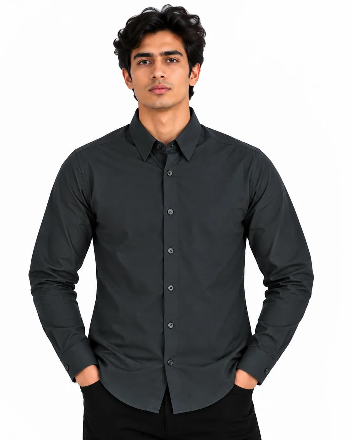 Luxury Shirt in Power Black